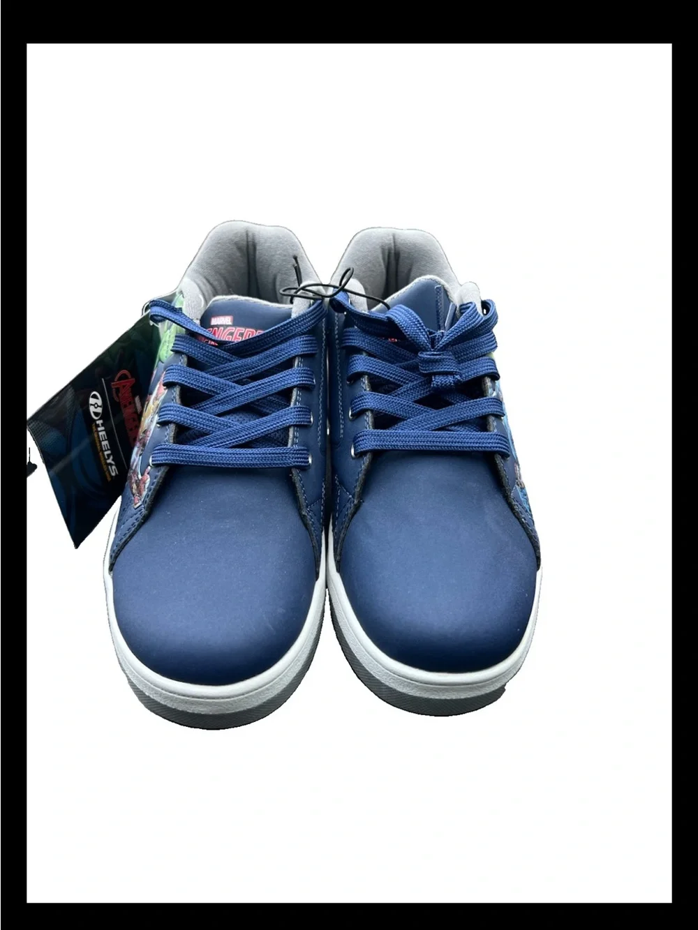 Heelys Marvel Avengers Skate Shoes HES10506 Iron Man Navy Blue Youth Size6